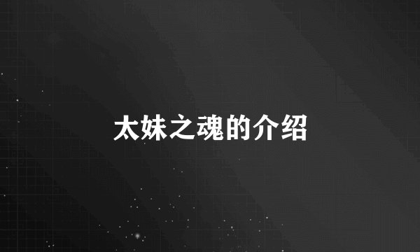 太妹之魂的介绍