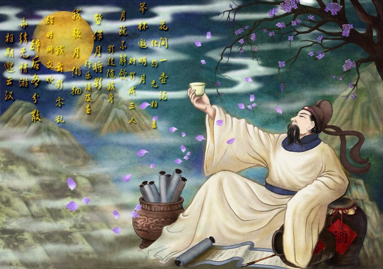 “醒时同交欢,醉后各分散” 出自李白的哪首诗?