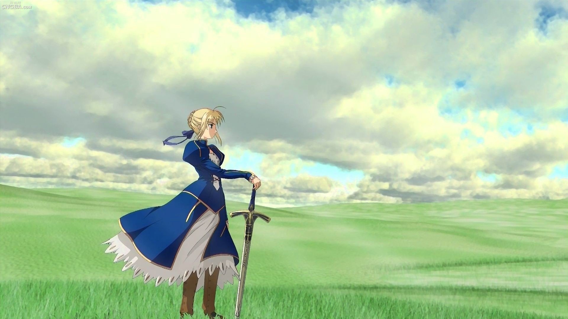 求命运守护夜片尾曲时出现的高清SABER图。