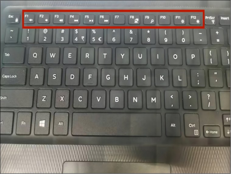 戴尔笔记本电脑f1到f12怎么使用？