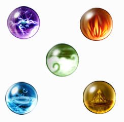 仙剑中的五颗灵珠是哪五颗？