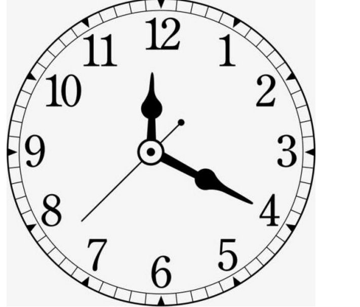 时钟现在是几时几分几秒？