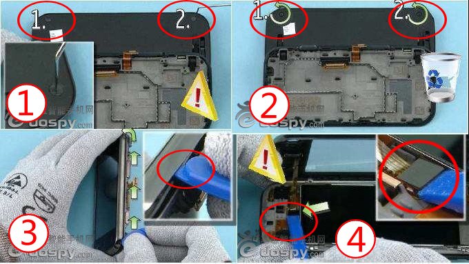 诺基亚n97mini触屏失灵，偶尔可以点出一两次。键盘可以用，但是开机久了或开合测滑键盘也失灵