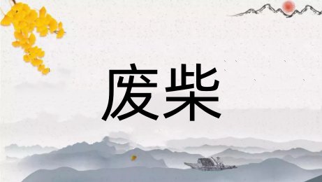 废柴是什么意思啊