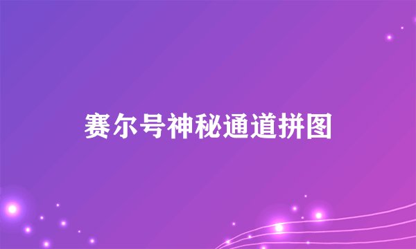 赛尔号神秘通道拼图