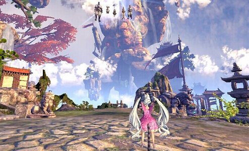 剑灵主线卡在35章了，要去面目全非的江流市，可是从庆会楼那里进不去天明祭坛 怎么办