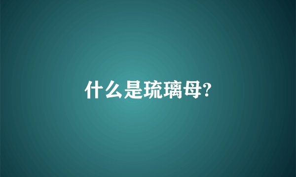 什么是琉璃母?