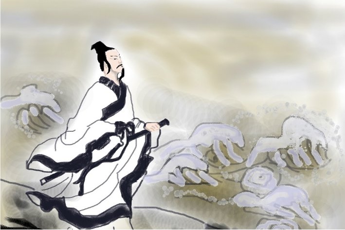 屈原最短的一首诗是什么?