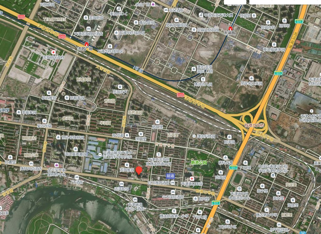 求天津市塘沽区和塘沽这边的开发区的中文地图高清电子版一份，急急急