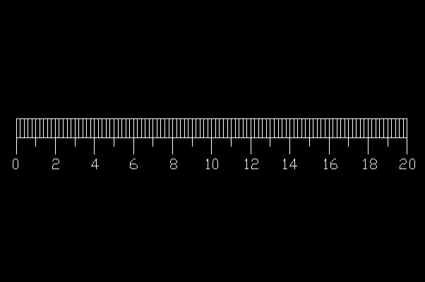 用硬纸制作一把刻度尺量程为20cm,分度值0.2的制作步骤