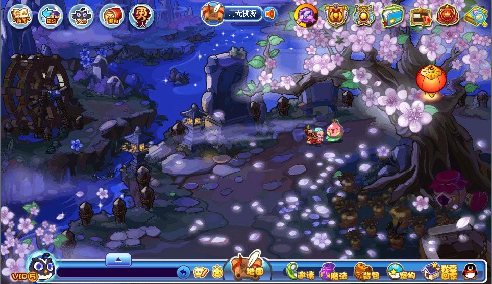 洛克王国的月光桃源在哪