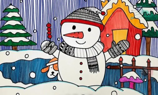 孩子画的画什么梗