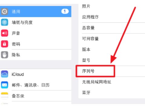 苹果平板怎么查看生产日期？