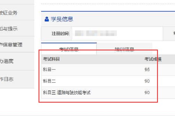 驾驶证考试查询系统官方网