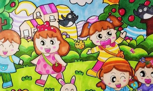 孩子画的画什么梗