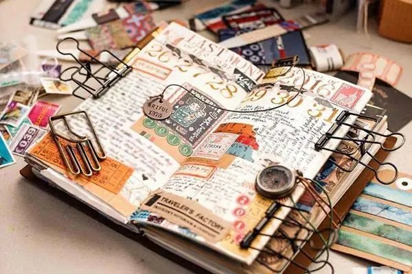 超萌鸭手帐素材怎么做