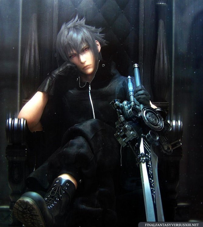 最终幻想里有个黑头发的，他有一张坐在王座上翘腿的，那人是谁啊