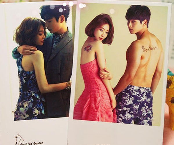 珍惜夫妇婚纱照 太般配太有爱了跟真的一样