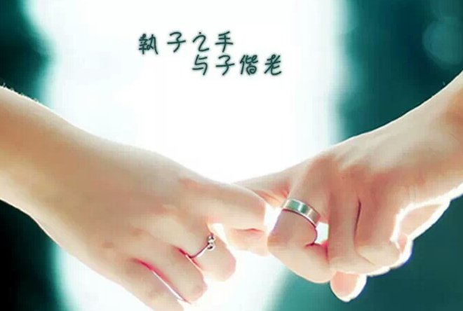 执子之手与子偕老是什么意思？