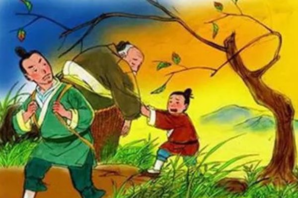 原谷劝其父用的是什么办法?这个故事告诉我们一个什么道理?
