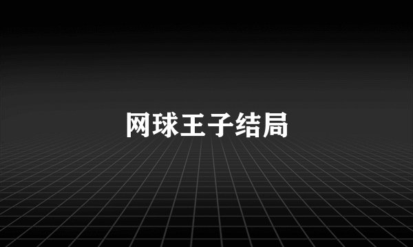 网球王子结局