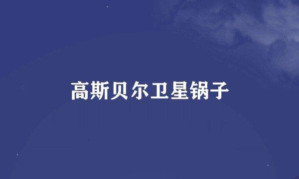 高斯贝尔卫星锅子