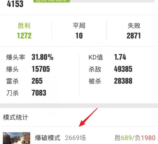 怎么查自己CF战绩