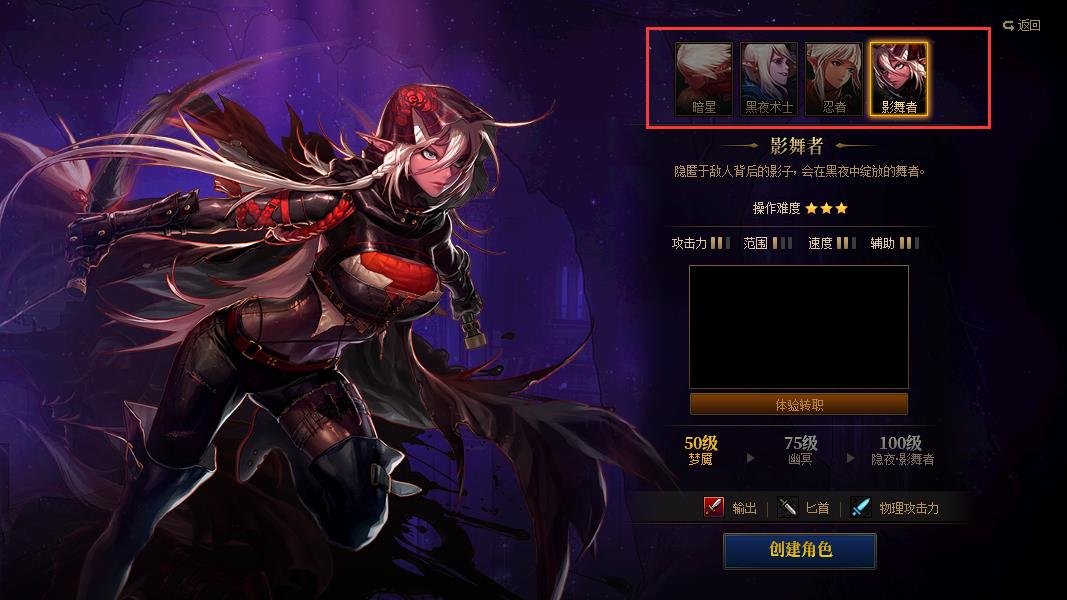 地下城与勇士暗夜使者职业四大转职是什么