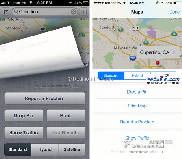 苹果ios6与ios7有什么区别
