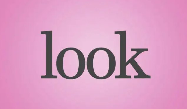 look down什么意思