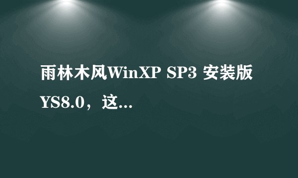 雨林木风WinXP SP3 安装版 YS8.0，这个系统有什么后门或bug吗？