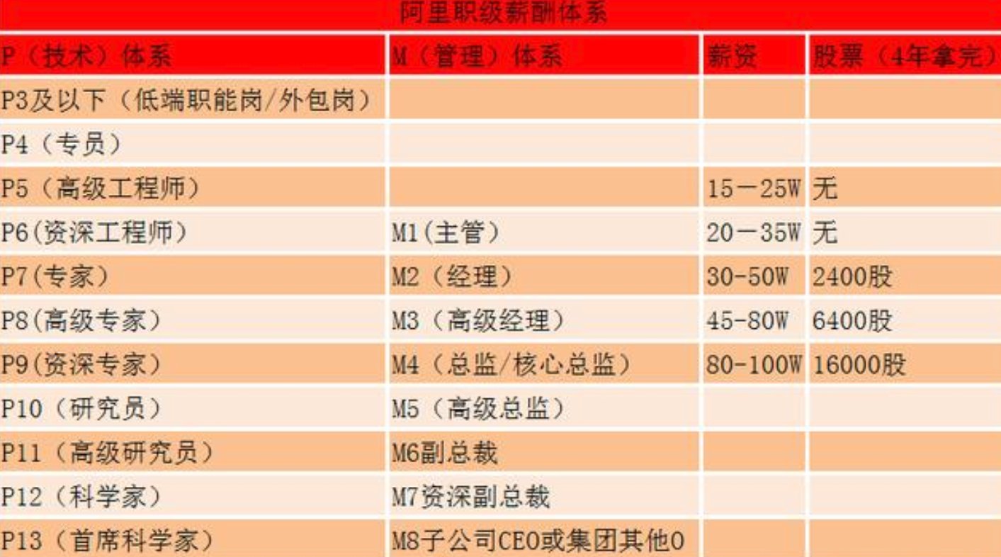 阿里职级详解中P10是什么水平?