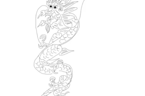 简单好看的龙怎么画