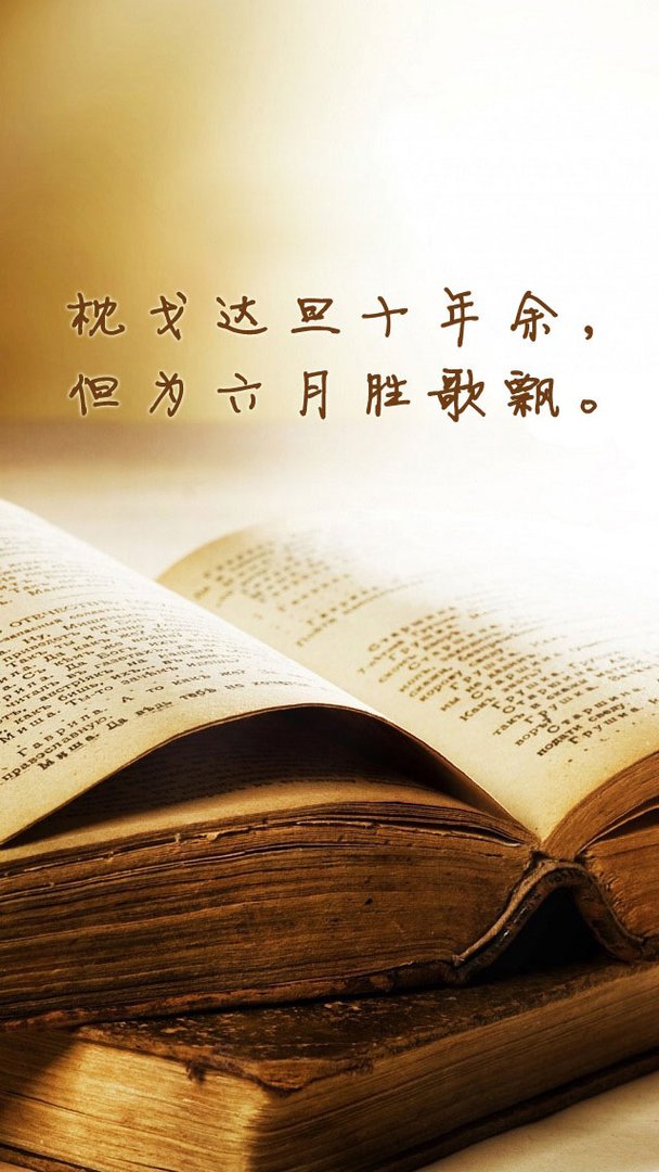 求一个学习励志的手机壁纸