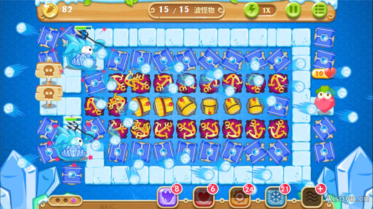 保卫萝卜2第42关怎么过