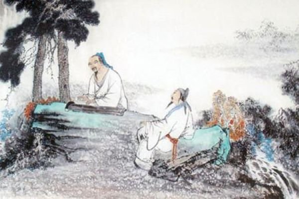 客心洗流水,余响入霜钟的意思