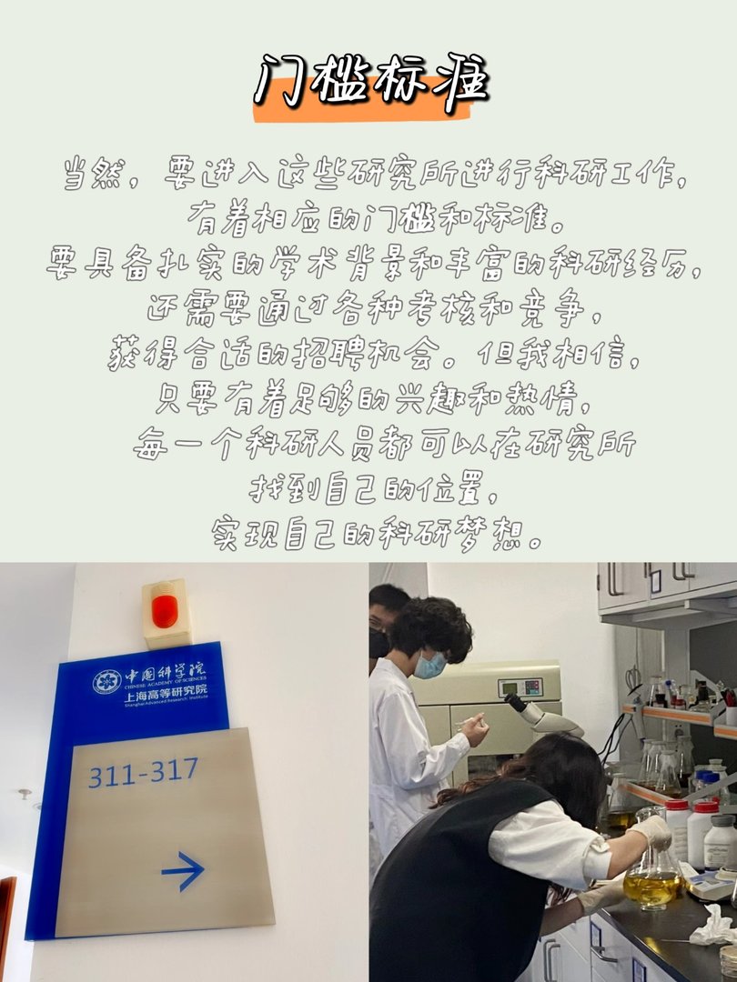 哪些研究所是中科院排名前10的研究所？