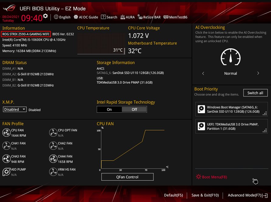 主板的型号在哪里看