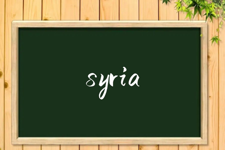 syria怎么读