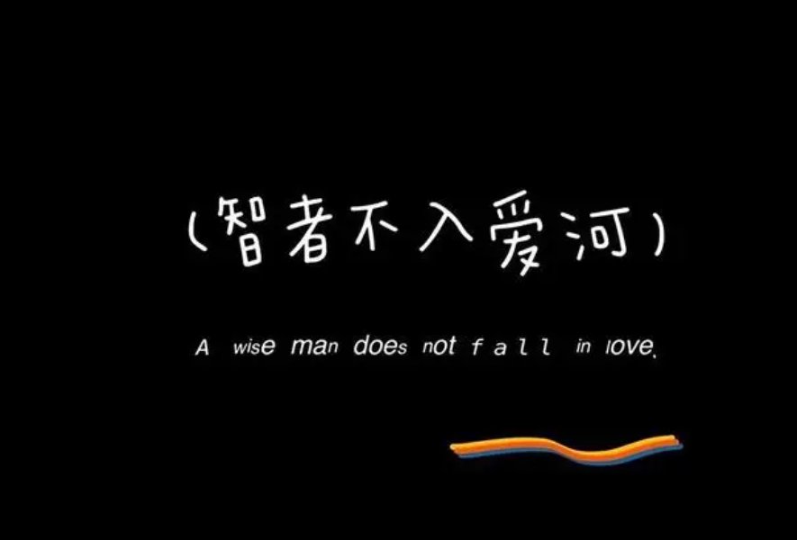 智者不入爱河，下一句？
