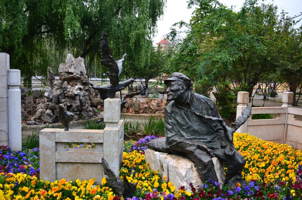 在老人与海鸥这篇课文中,两次写了海鸥的鸣叫,海鸥们似乎在说什么