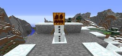 我的世界怎么做雪人