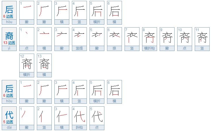 后裔和后代的区别