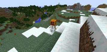 我的世界怎么做雪人