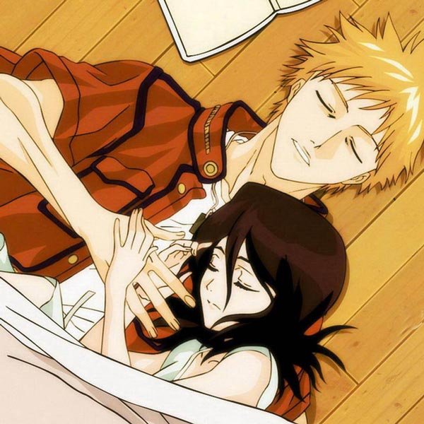 死神动漫。一护最后真的没和露琪亚在一起吗？前面演的这么多我以为他俩一定能在一起呢 而且前面也有一护