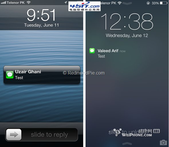 苹果ios6与ios7有什么区别