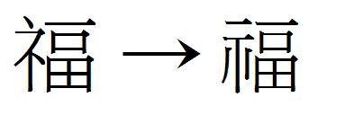 幸福繁体字怎么写