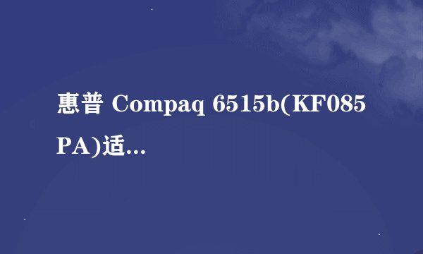 惠普 Compaq 6515b(KF085PA)适合升级内存、硬盘吗