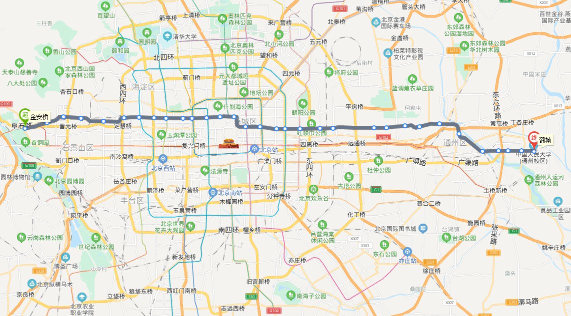 北京地铁六号线在北京什么地方？