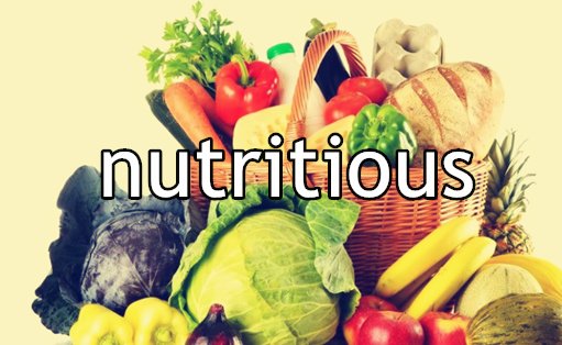 营养用英语怎么说？